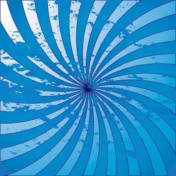 Blu grunge starburst vortice — Foto Stock
