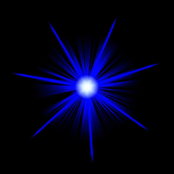 Blue star — Stock Photo, Image