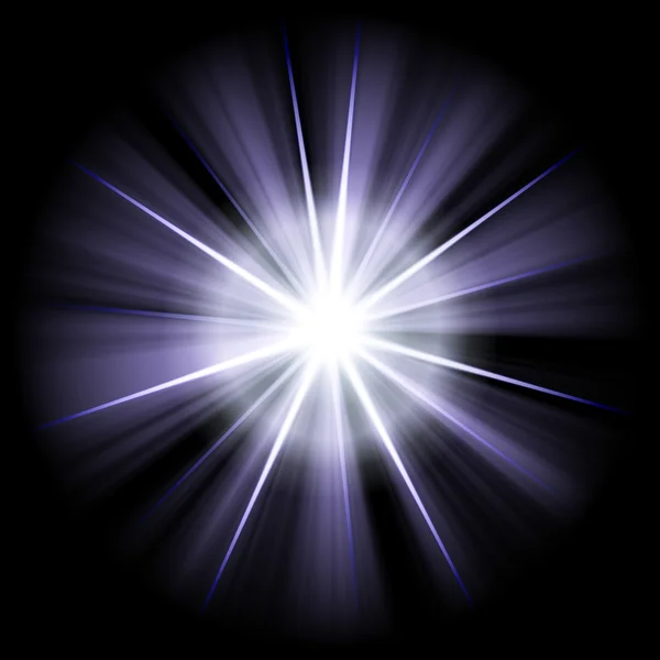 Beyaz Yıldız 2 mavi — Stok fotoğraf
