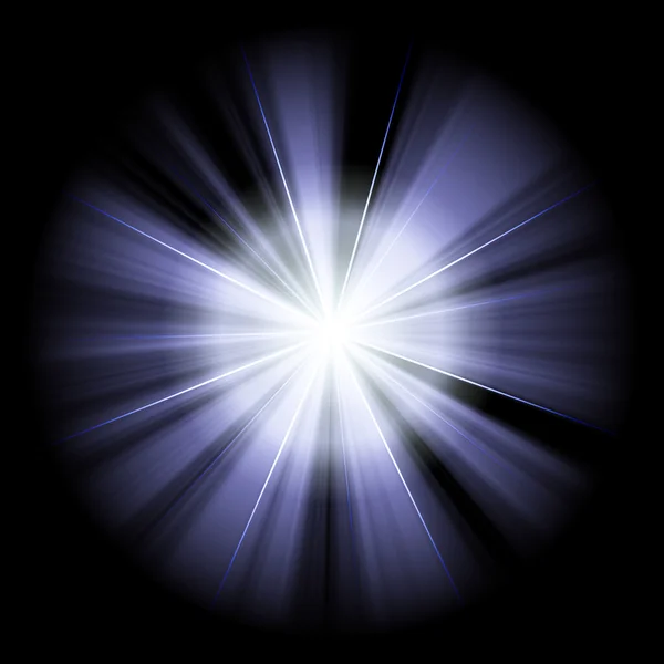 Синя біла зірка 3 — стокове фото