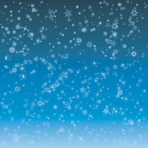 Vallende sneeuwvlokken — Stockfoto