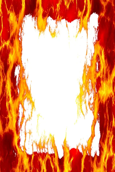炎のフレーム — ストック写真