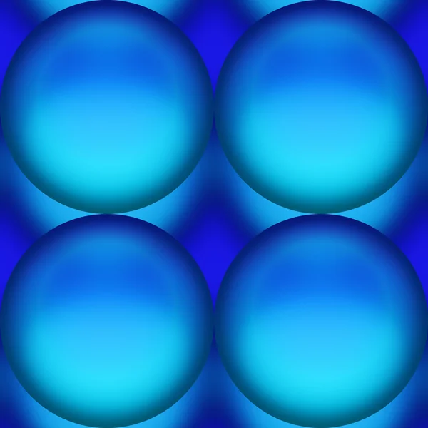 Четыре больших синих мрамора — стоковое фото