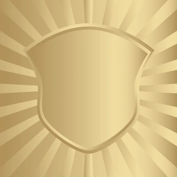 Golden shield — Stock Photo, Image