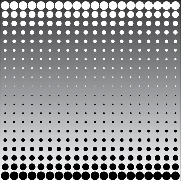 Чорні білі точки напівтону — стокове фото