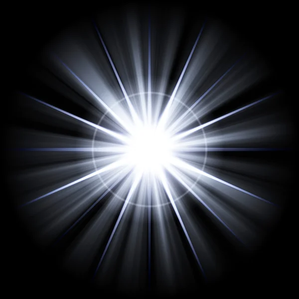 Нерегулярна блакитна біла зірка 3 — стокове фото