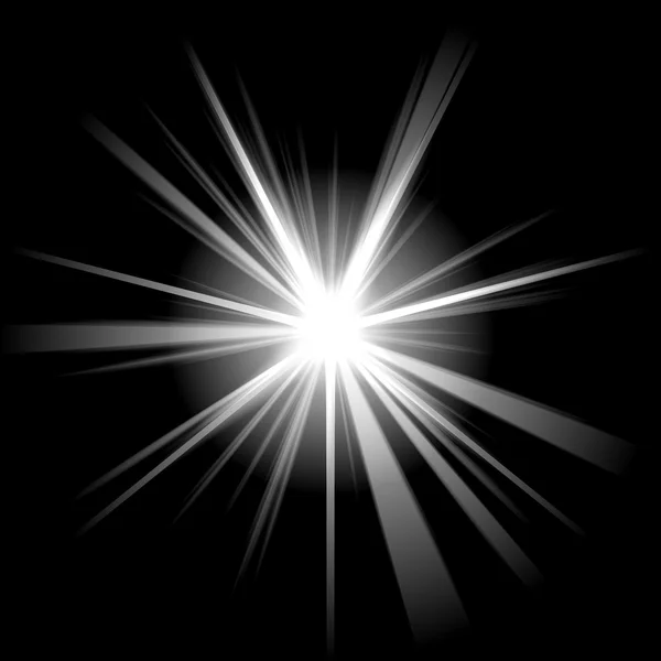 Irregular white star 2 — Stock Photo, Image