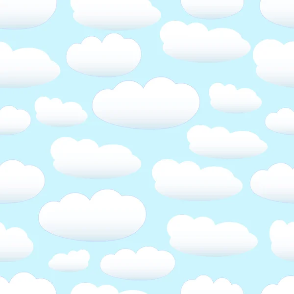 Nuvens pastel sem costura — Fotografia de Stock