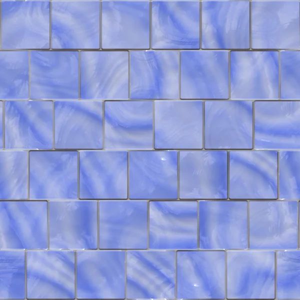 Grote blauwe tegels — Stockfoto