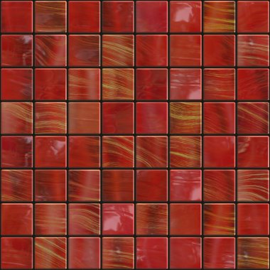 Dark red tiles clipart