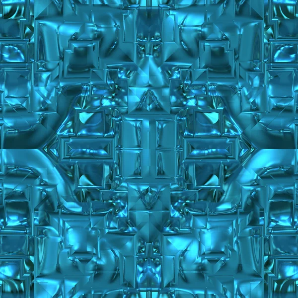Sl ornamento metálico azul — Fotografia de Stock