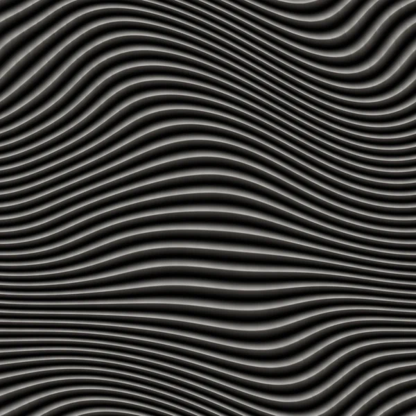 Grey metallic waves — Stock Photo, Image
