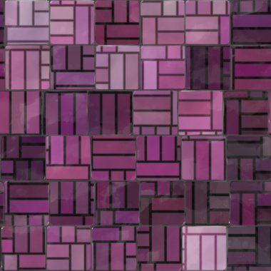 Irregular purple tiles clipart