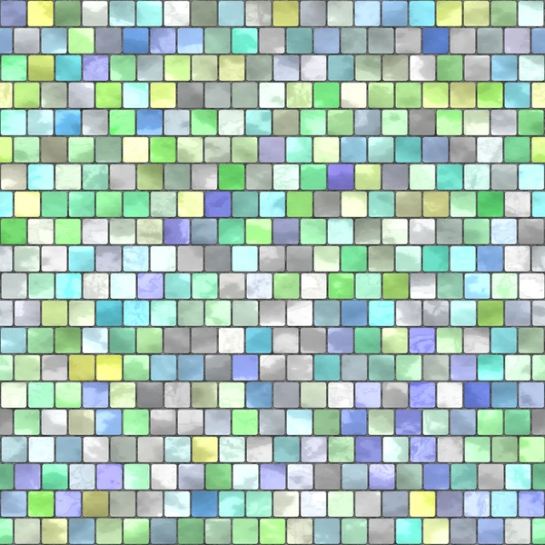 Azulejos multicolores med — Foto de Stock