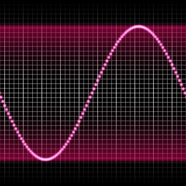 Zvukové vlny vzor — Stock fotografie