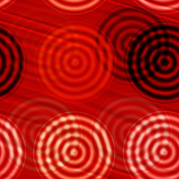 Círculos negros rojos Sl — Foto de Stock