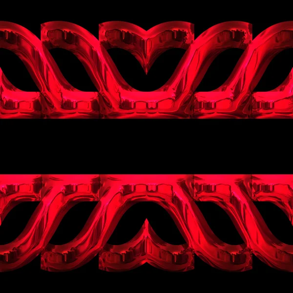 赤い金属リム — ストック写真