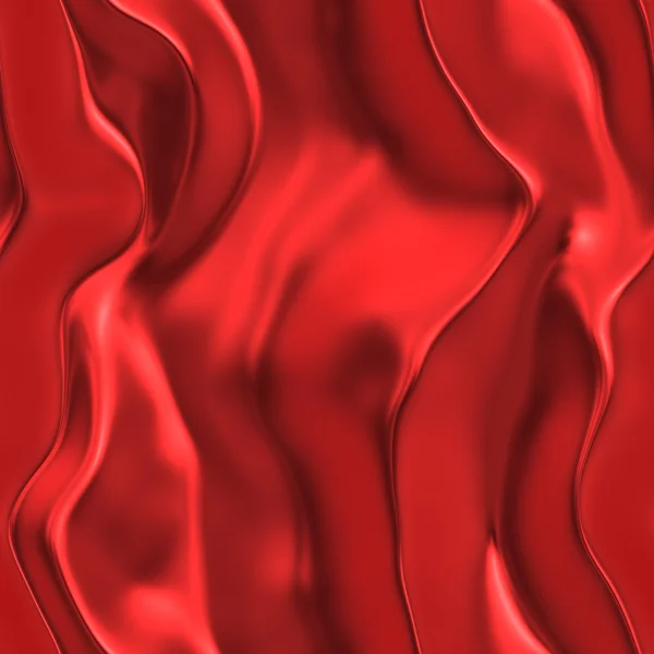 Sl raso rosso grande drappeggio — Foto Stock