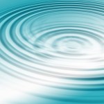 Abstract blue circular water ripples Stock Photo by ©Dink101 160194896