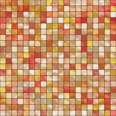 Warm colored tiles clipart