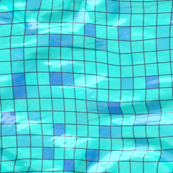 Sl telhas submersas grande azul 2 — Fotografia de Stock
