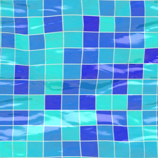 Sl azulejos sumergidos azul grande — Foto de Stock