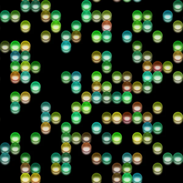 Tetris style marbles — Stock Photo, Image