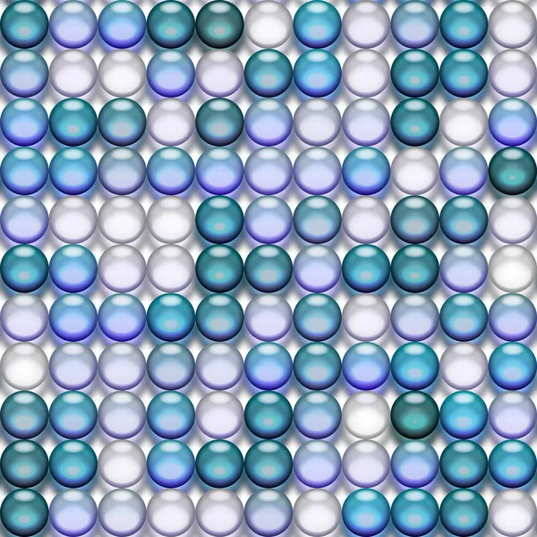 Genomskinlig blå kulor — Stockfoto