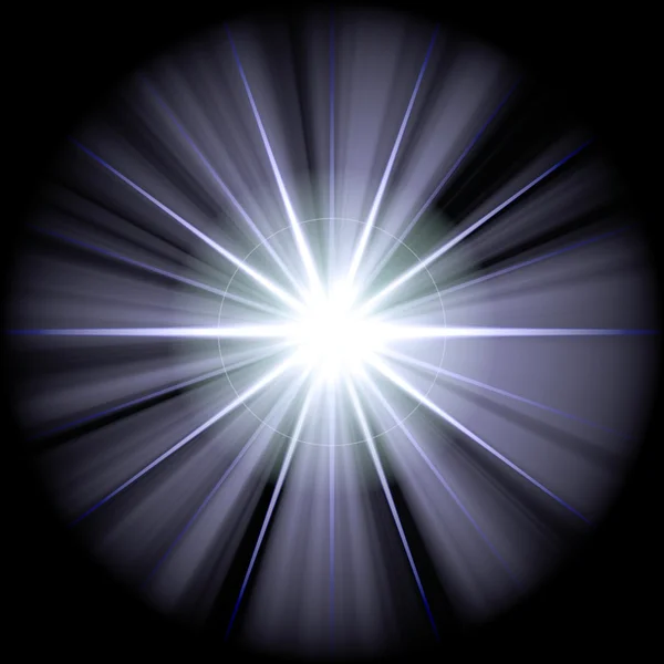 Beyaz Mavi yıldız 2b — Stok fotoğraf