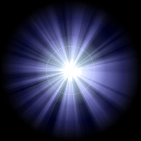 Белая синяя звезда 3 — стоковое фото