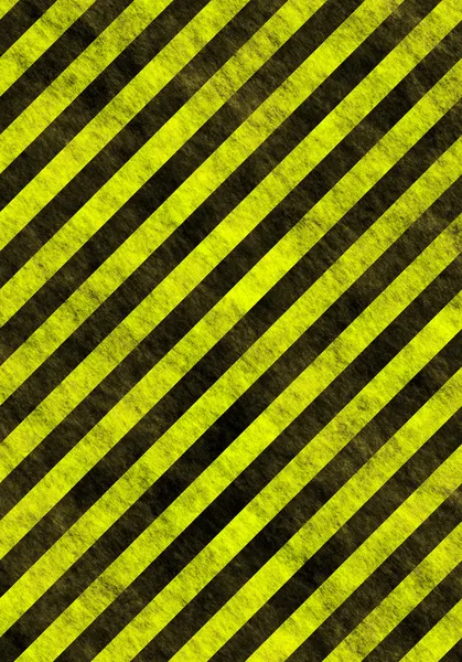 Žlutá černá hazrd — Stock fotografie