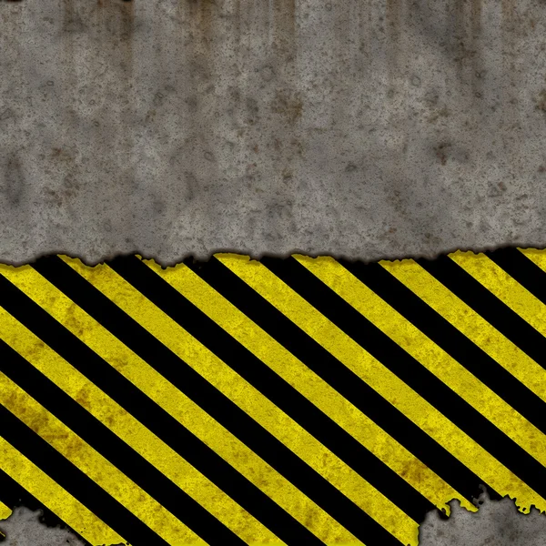 Risco negro amarelo — Fotografia de Stock