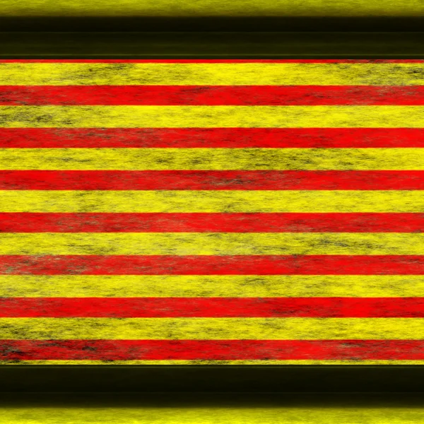 Risco vermelho amarelo — Fotografia de Stock