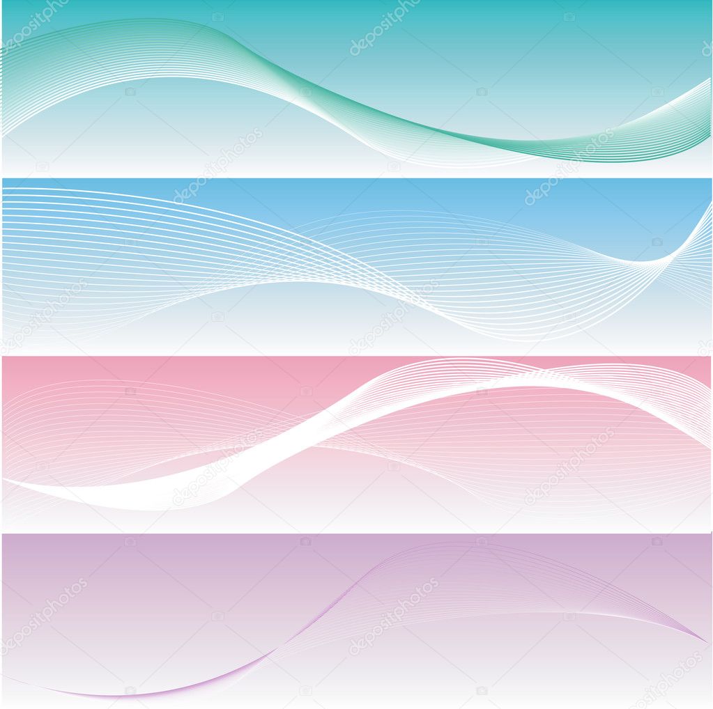 Pastel banners