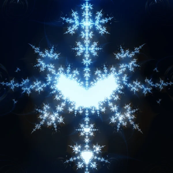 Neve azul — Fotografia de Stock