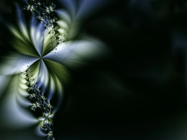 어두운 꽃 — 스톡 사진