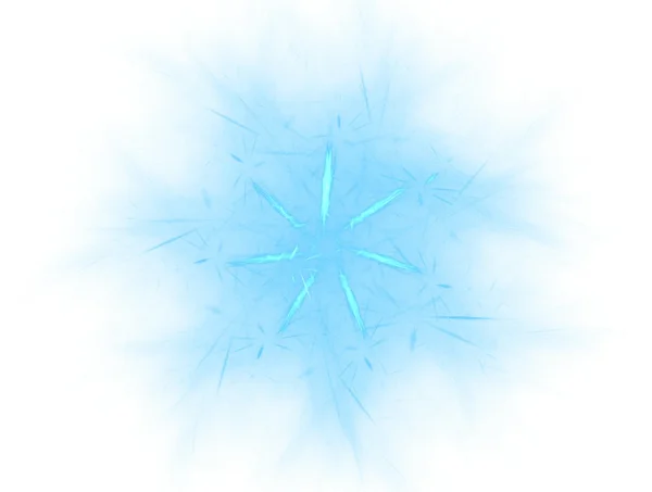 Copo de nieve fractal —  Fotos de Stock