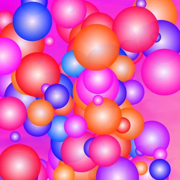 Glada ballonger — Stockfoto