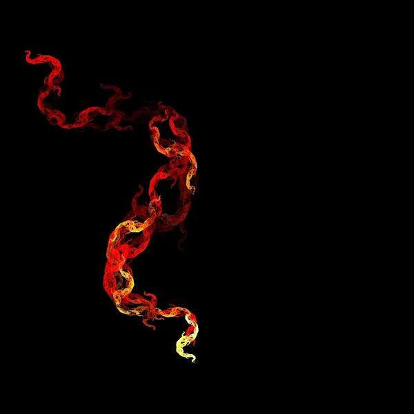 Одинокое пламя — стоковое фото