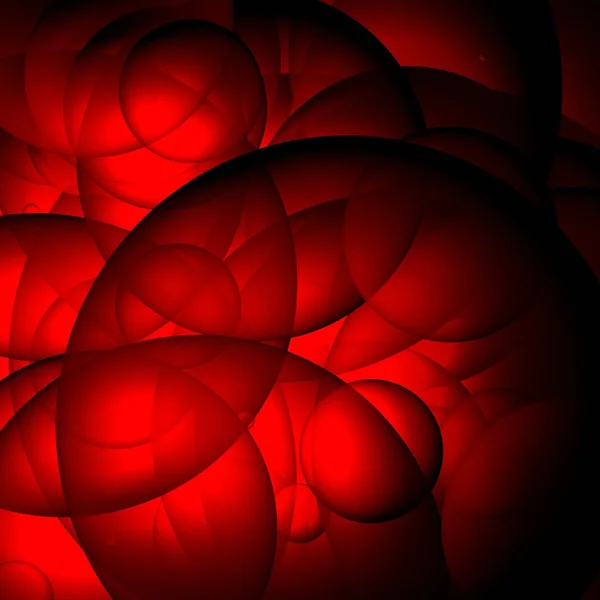 Koyu kırmızı baubles — Stok fotoğraf