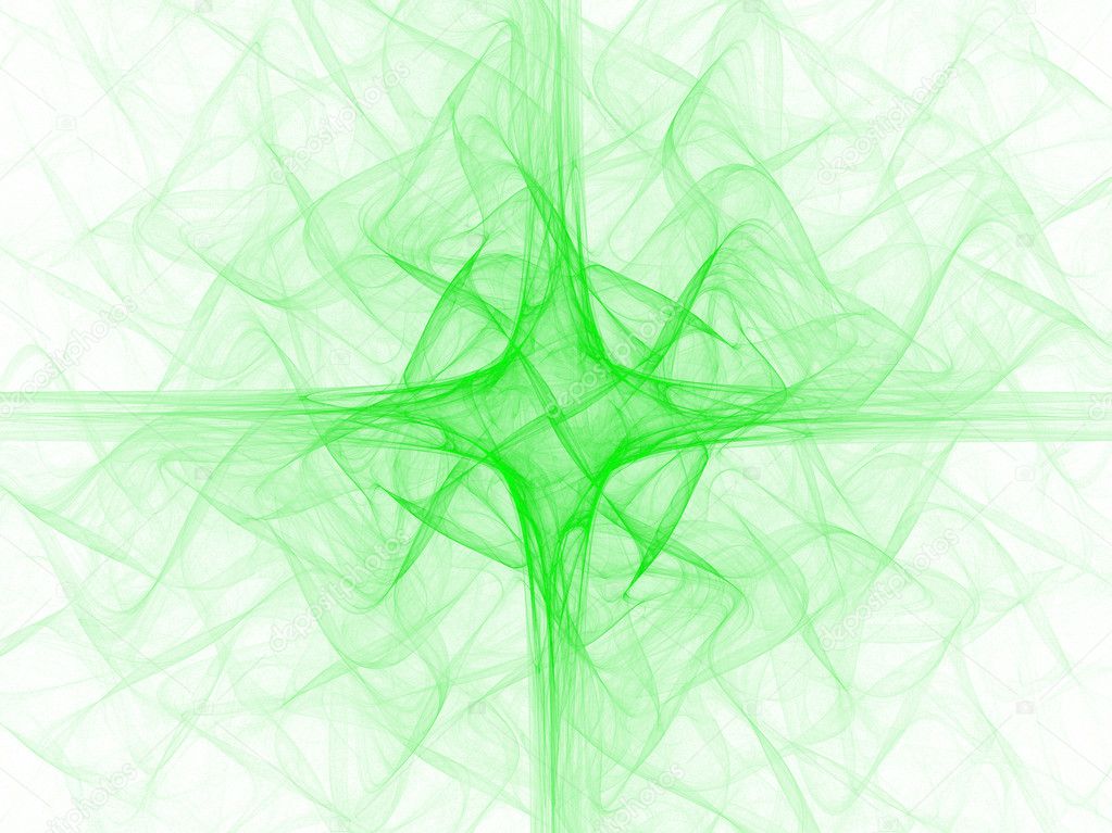 Green liturgical cross