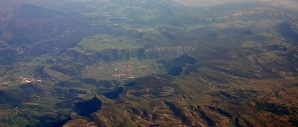 stock image Village in a crater