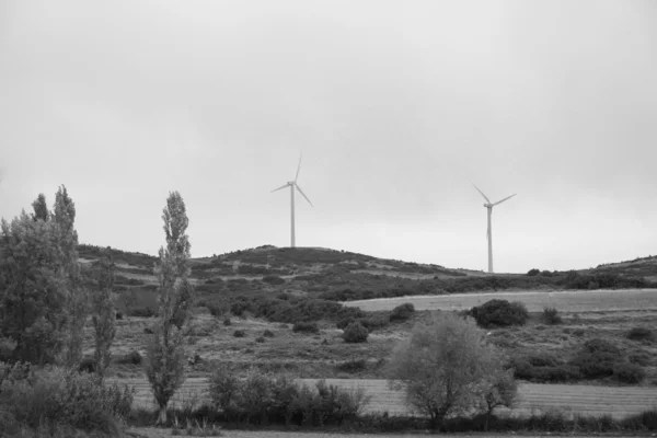 Windmills in Navarra — Stock Photo, Image