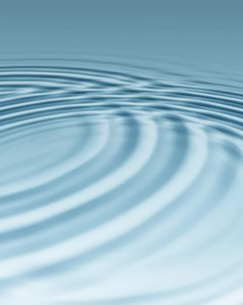 Blåaktig silver vatten ripples — Stockfoto