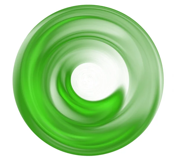 녹색 디스크 — 스톡 사진