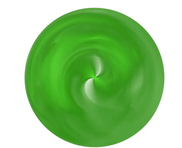 Green disc — Stock Photo, Image