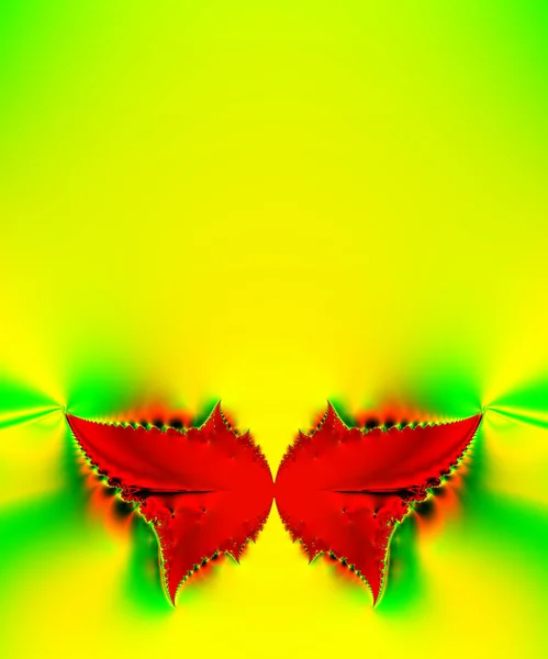 Красная бабочка — стоковое фото
