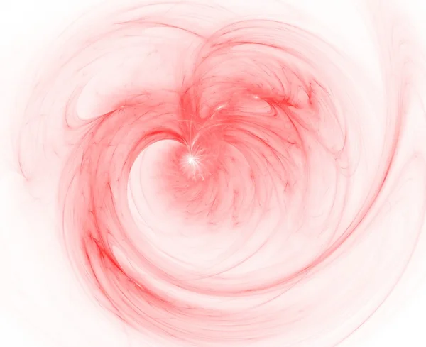 Smooth rosered heart — Stock Photo, Image