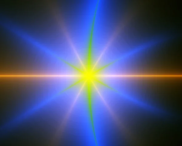 Fraktal yıldız — Stok fotoğraf