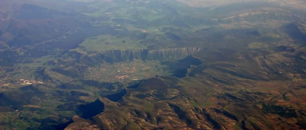 stock image Village in a crater